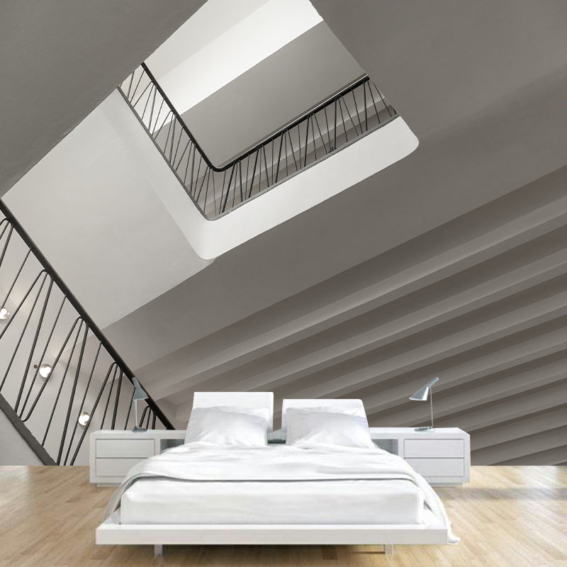 Space Extension Removable Mural Wallpaper Stain-Resistant for Guest Room