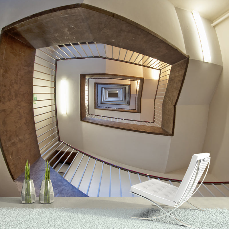 Space Extension Removable Mural Wallpaper Stain-Resistant for Guest Room