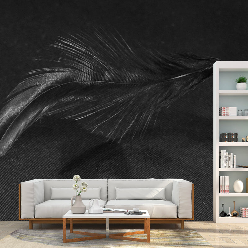 Modern Plumage Wall Covering for Bedroom Home Wall Decor, Moisture Resistant