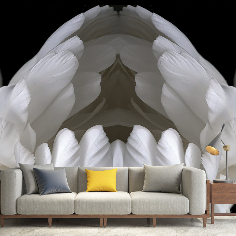 Modern Plumage Wall Covering for Bedroom Home Wall Decor, Moisture Resistant