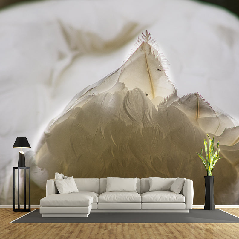 Plumage Mural Moisture-Resistant Wall Decoration for Living Room Bedroom