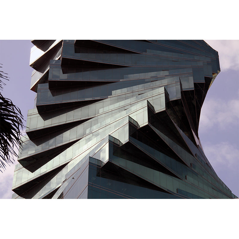 Architexture Photography Style Building Mural Mildew Resistant for Home Decor