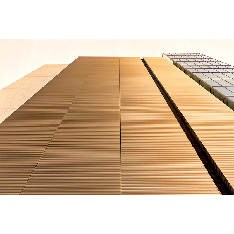 Vivid Photography Style Building Mural Wallpaper Mildew Resistant for Home Decor