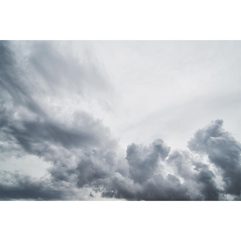 Contemporary Photography Style Sky Mural Wallpaper Mildew Resistant for Room