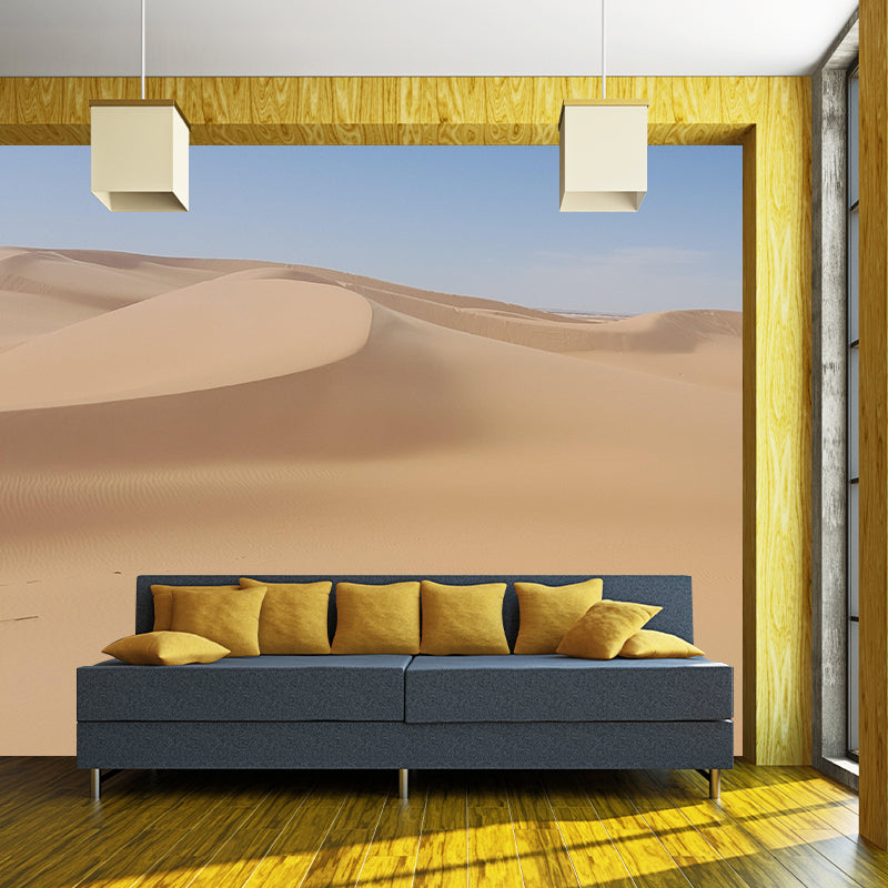 Home Decor Contemporary Photography Style Desert Mural Mildew Resistant