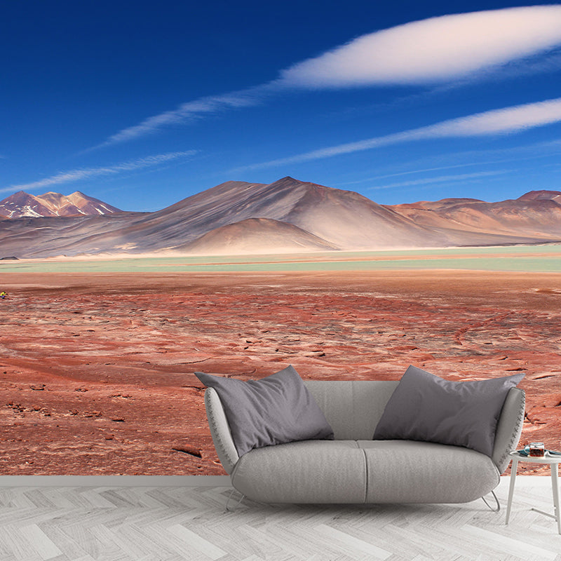 Contemporary Photography Style Desert Mural Wallpaper Mildew Resistant for Home