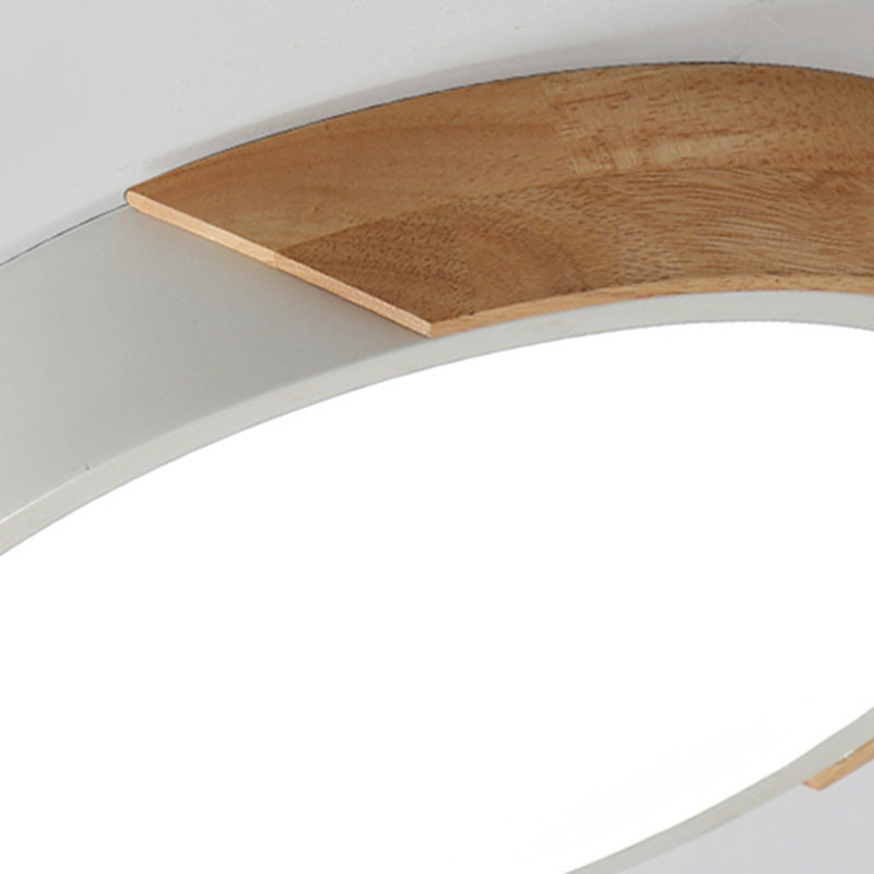 Plafonnier LED de Style macaron moderne, montage encastré géométrique en fer pour chambre à coucher