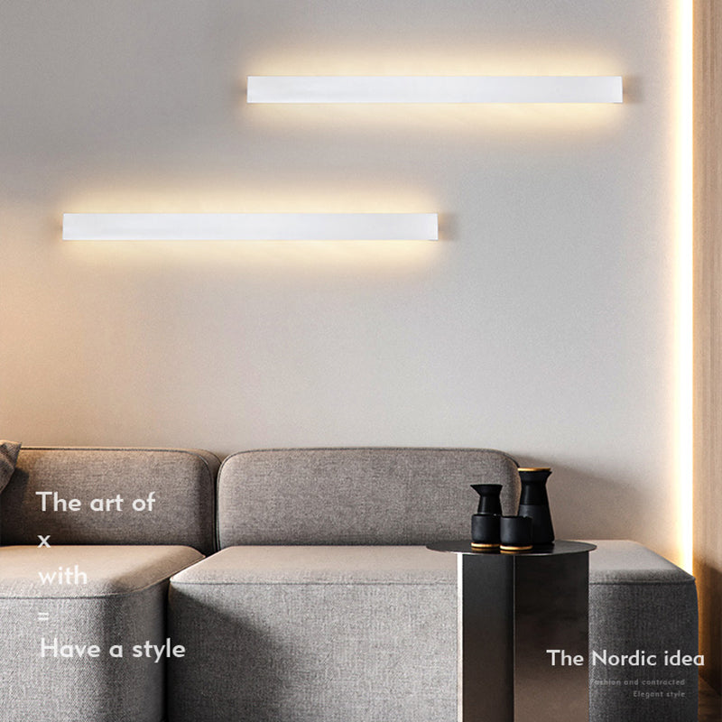 Lineare Form Metallwand Licht moderner Stil Einmals Wandmontage Leuchte