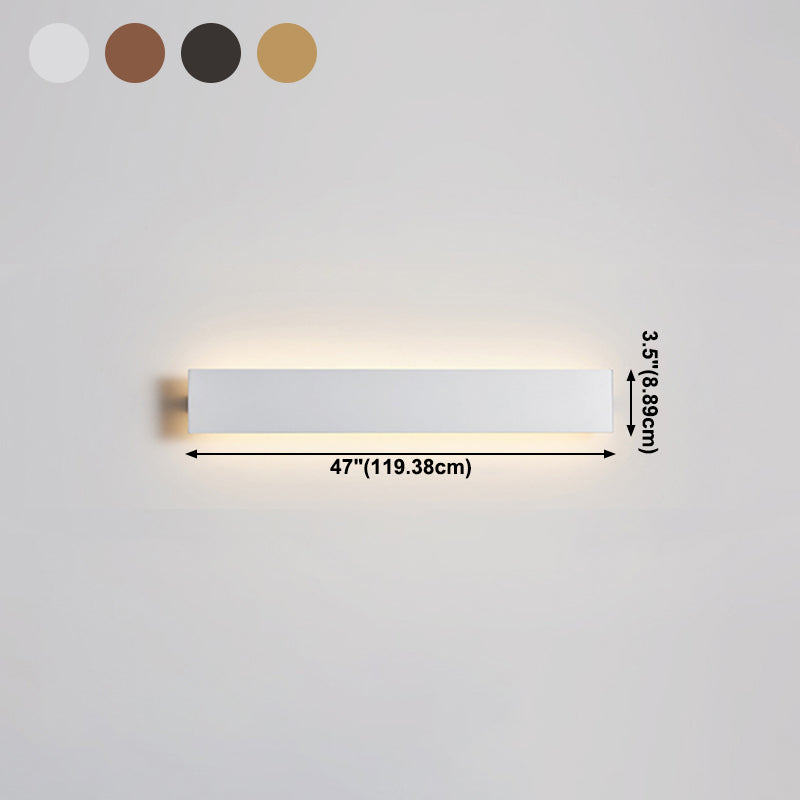 Lineare Form Metallwand Licht moderner Stil Einmals Wandmontage Leuchte