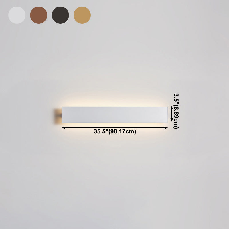 Lineare Form Metallwand Licht moderner Stil Einmals Wandmontage Leuchte