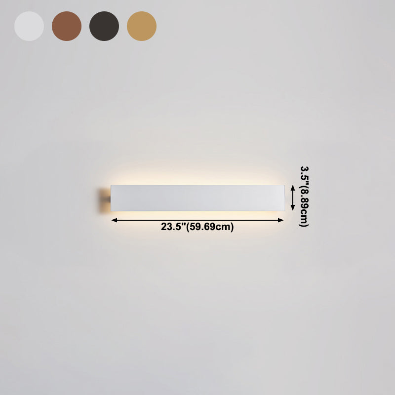 Lineare Form Metallwand Licht moderner Stil Einmals Wandmontage Leuchte