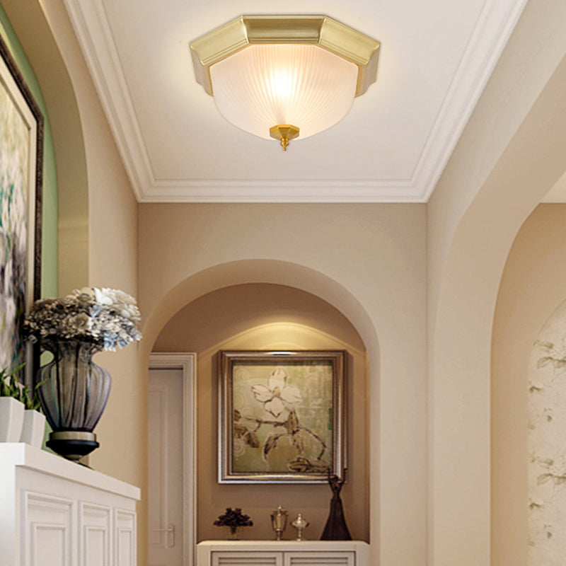 Lampes encastrées de forme géométrique Plafonniers encastrés en verre modernes