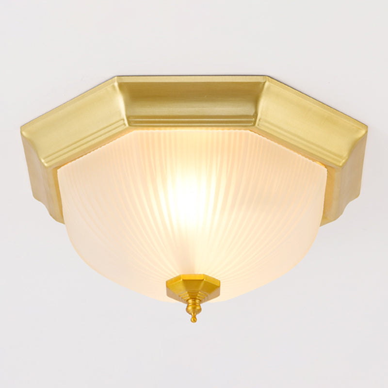 Lampes encastrées de forme géométrique Plafonniers encastrés en verre modernes