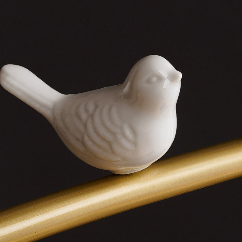 Plafonnier en forme de géométrie, moderne, en verre, à 1 lumière, doré