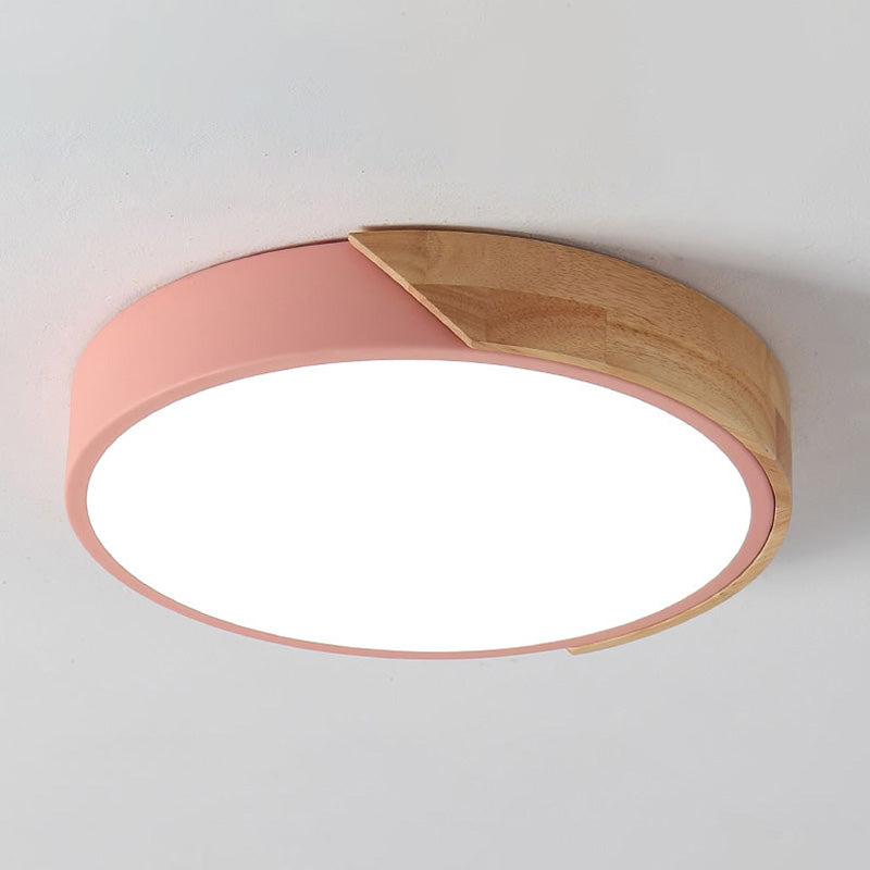 Modern Creative LED Ceiling Lamp Iron Geometric Flush Mount for Dining Room