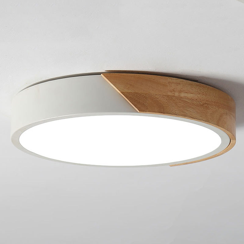 Modern Creative LED Ceiling Lamp Iron Geometric Flush Mount for Dining Room