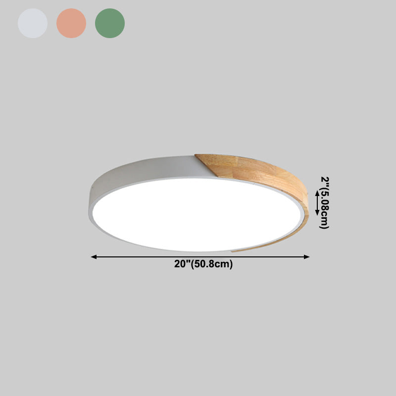 Modern Creative LED Ceiling Lamp Iron Geometric Flush Mount for Dining Room