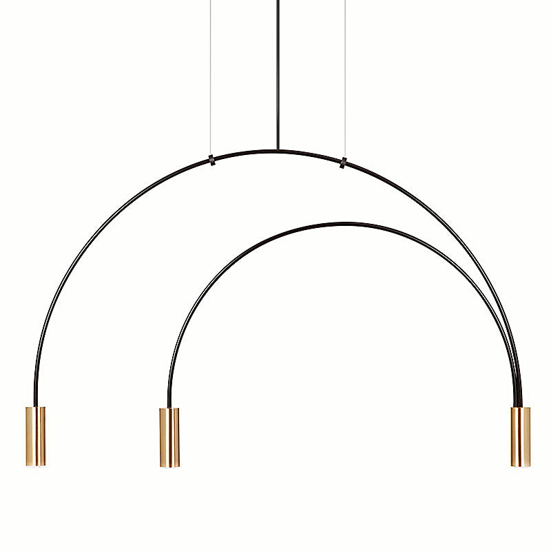 Cylinder Island Lights Contemporary Metal Island Chandelier Lights for Kitchen