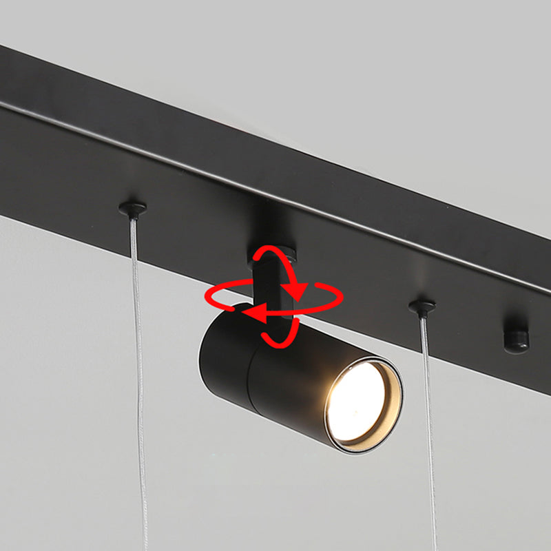 Unique Shape Island Lights Modern Style Metal Pendant Light Fixtures