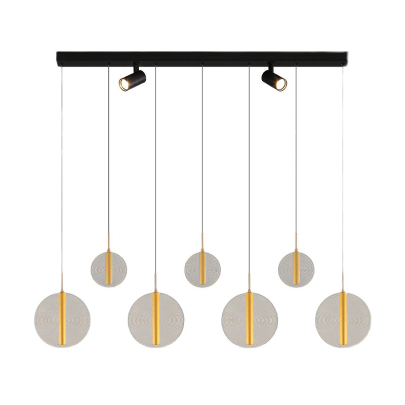 Unique Shape Island Lights Modern Style Metal Pendant Light Fixtures