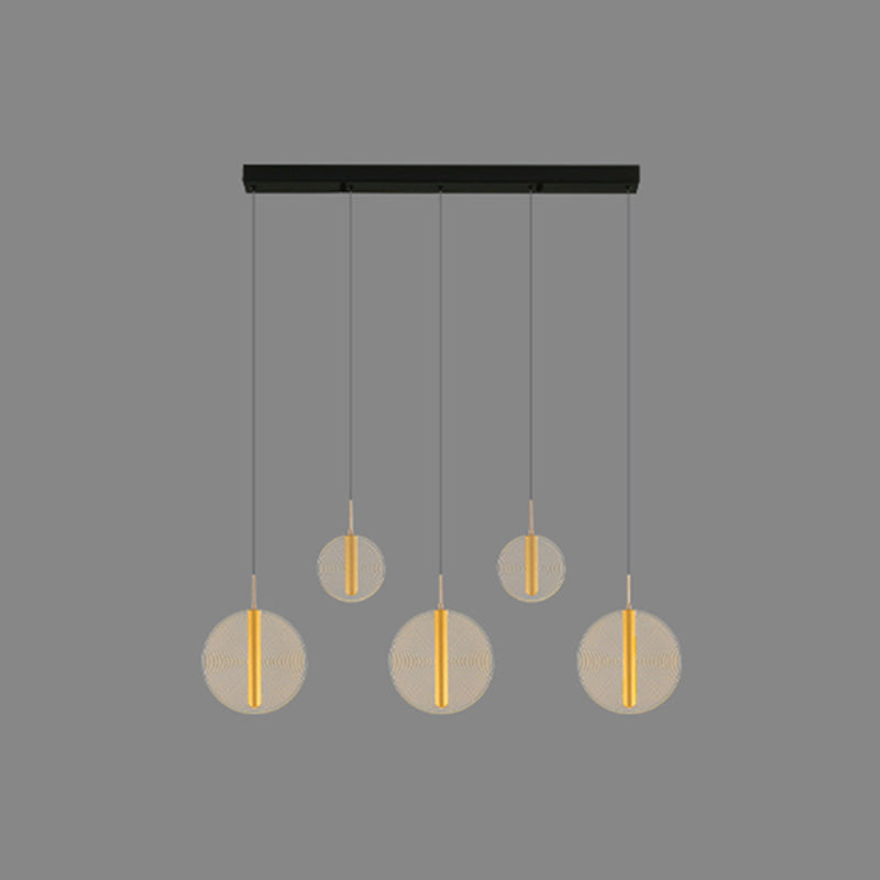 Unique Shape Island Lights Modern Style Metal Pendant Light Fixtures