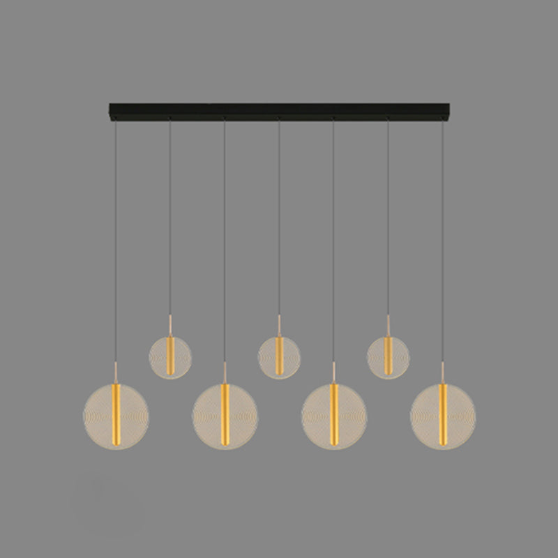 Unique Shape Island Lights Modern Style Metal Pendant Light Fixtures