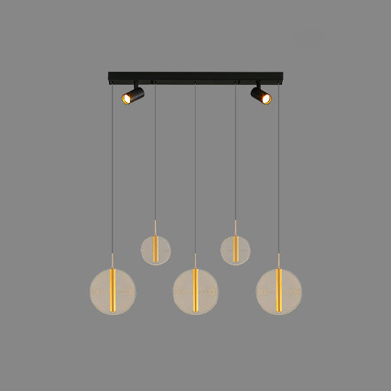 Unique Shape Island Lights Modern Style Metal Pendant Light Fixtures