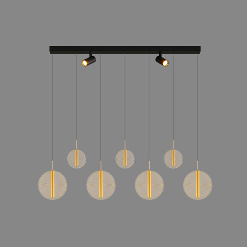 Unique Shape Island Lights Modern Style Metal Pendant Light Fixtures