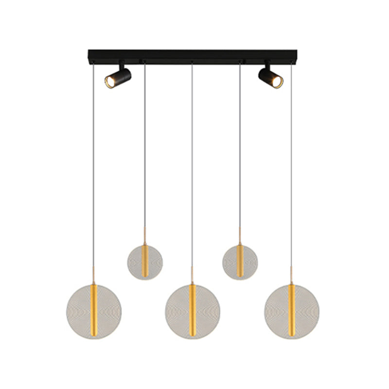 Unique Shape Island Lights Modern Style Metal Pendant Light Fixtures