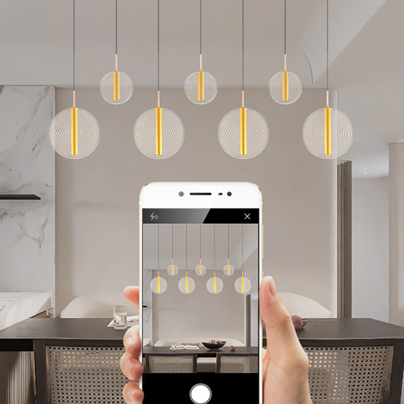 Unique Shape Island Lights Modern Style Metal Pendant Light Fixtures