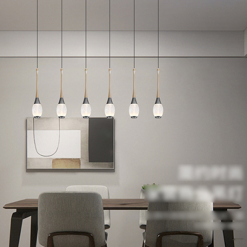 Unique Shape Island Lights Contemporary Style Metal Island Lighting