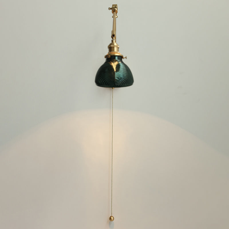 Geometric Metal Wall Light Modern Style 1 Light Wall Mount Light Fixture in Brass