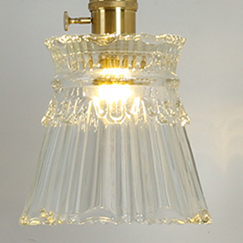 Geometrische Glas Wandleuchte moderne Stil 1 Lichtwandhalterung Leuchte in Gold