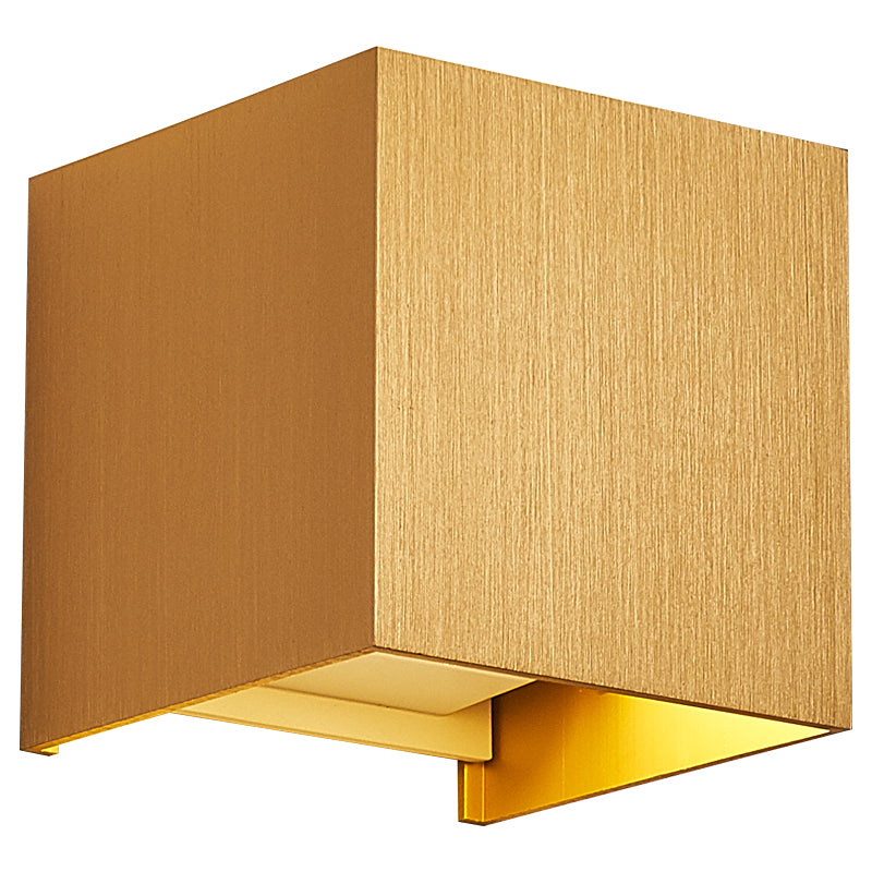 Quadratische Form Metallwand Licht moderner Stil 2 Leichter Wandhalterung Leuchte