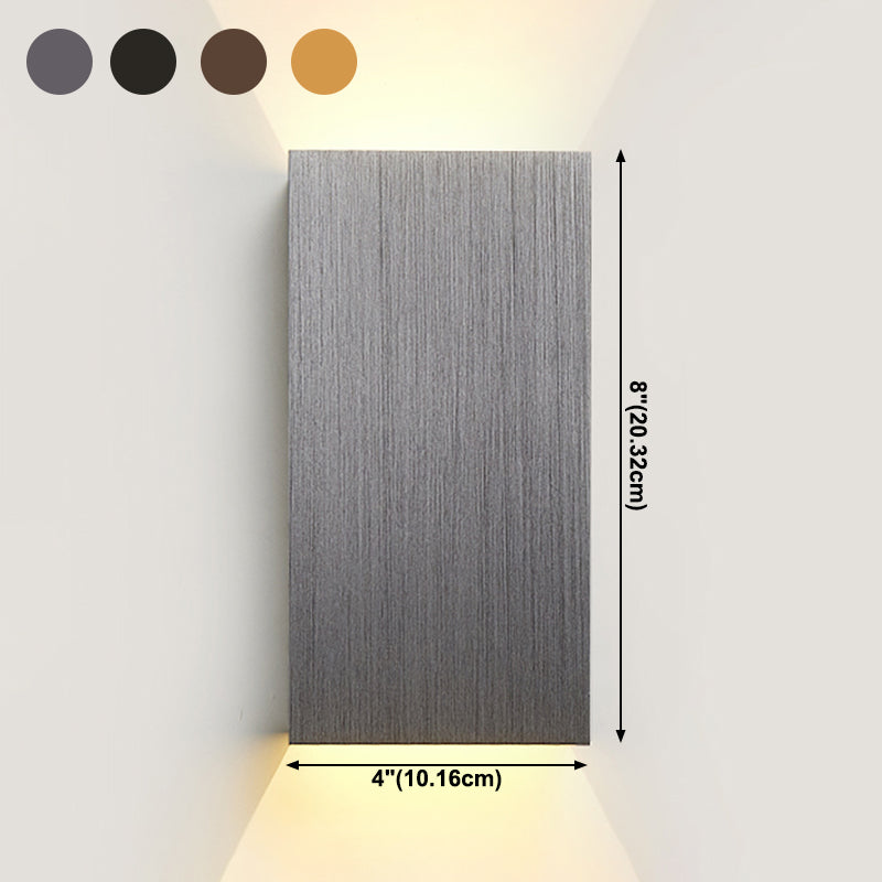 Quadratische Form Metallwand Licht moderner Stil 2 Leichter Wandhalterung Leuchte