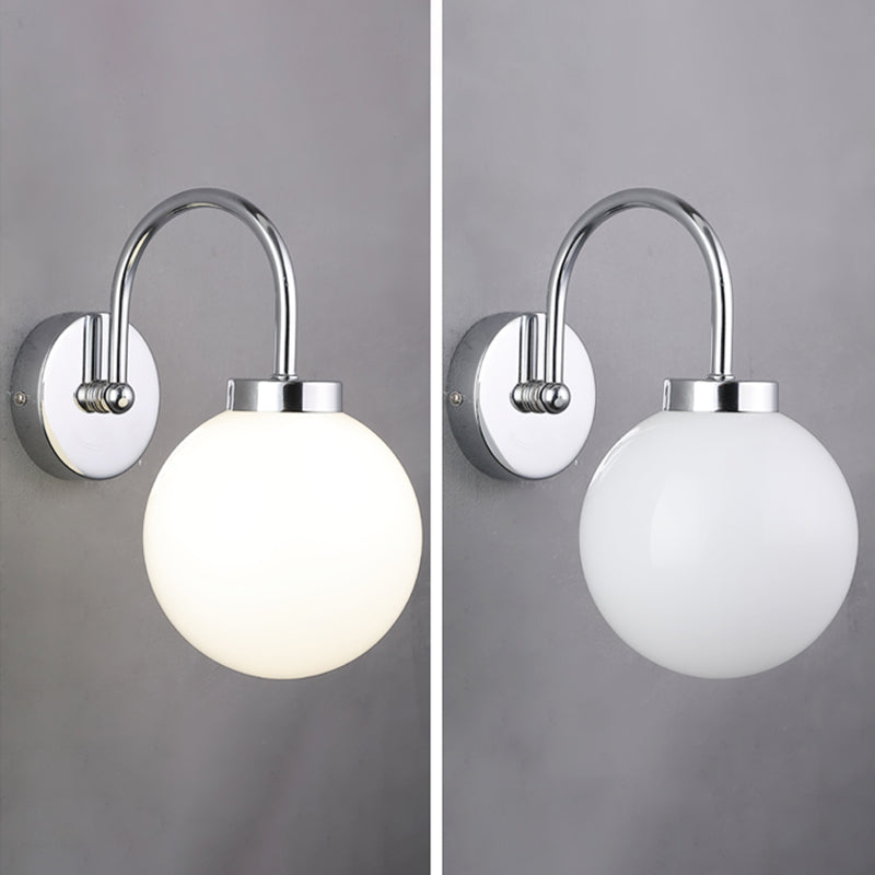 Forma de la bola Luz de pared de estilo moderno lámpara de montaje de pared de luz simple