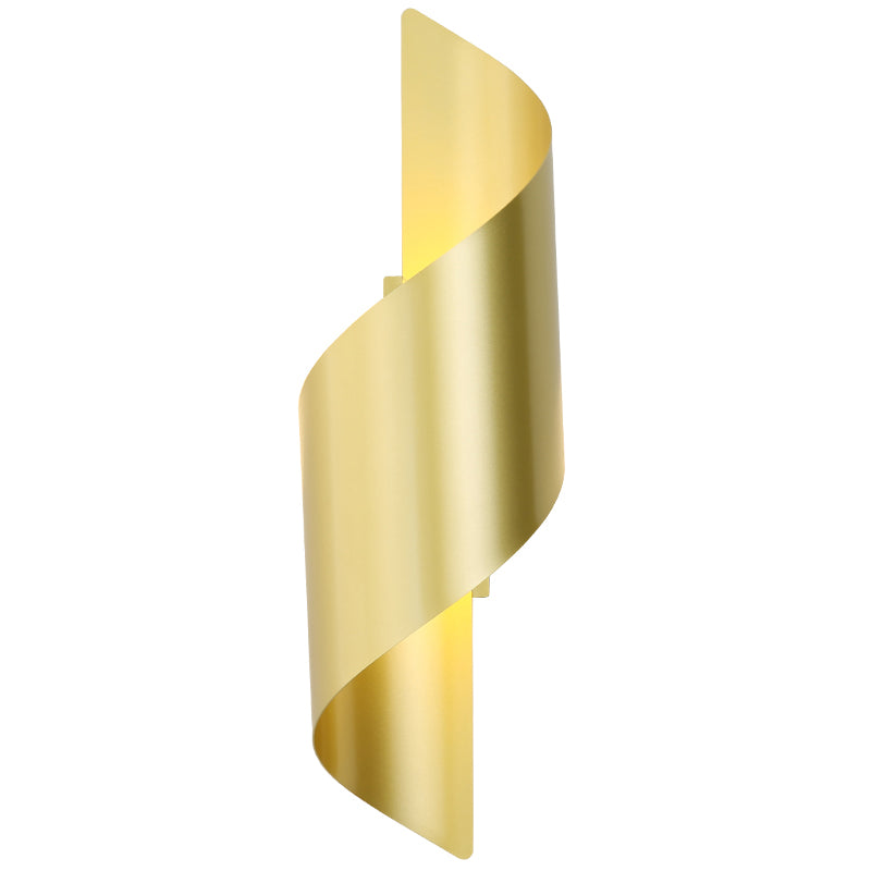 Unique Shape Metal Wall Light Modern Style Single Light Wall Mounted Light Fixture