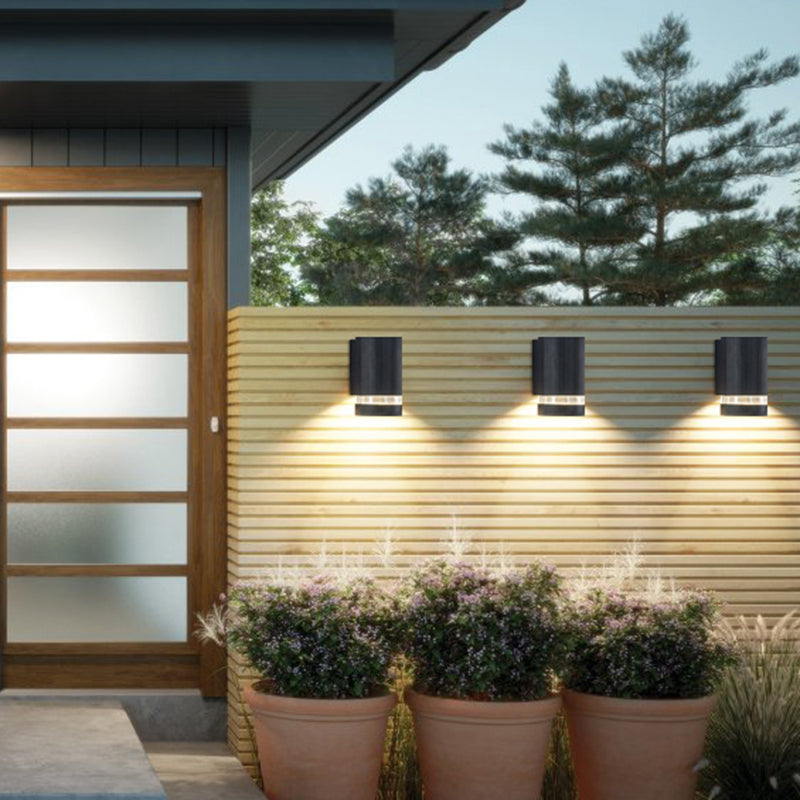 Multi -Lichter Geometrische Metallwandlicht leuchtet moderne Wandhalterung Leuchte in Schwarz