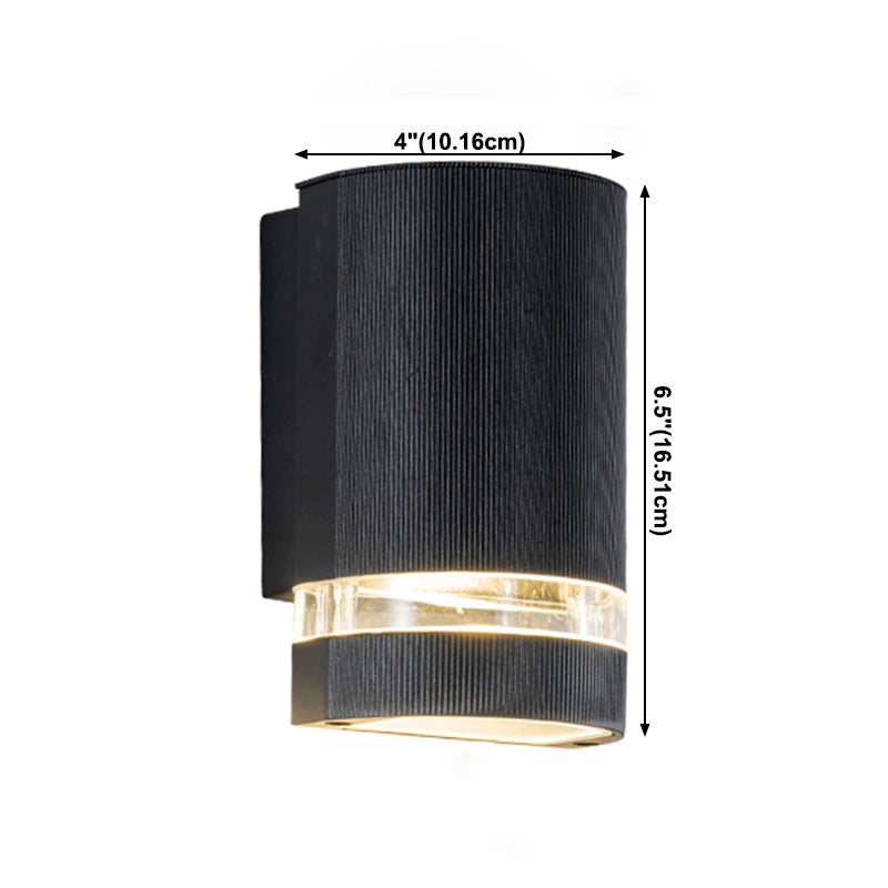 Multi -Lichter Geometrische Metallwandlicht leuchtet moderne Wandhalterung Leuchte in Schwarz