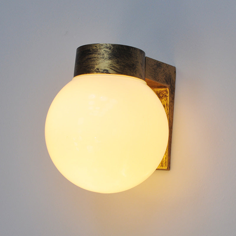 Kugelform Glaswand Licht moderner Stil 1 Leicht Wandmontaged Beleuchtung