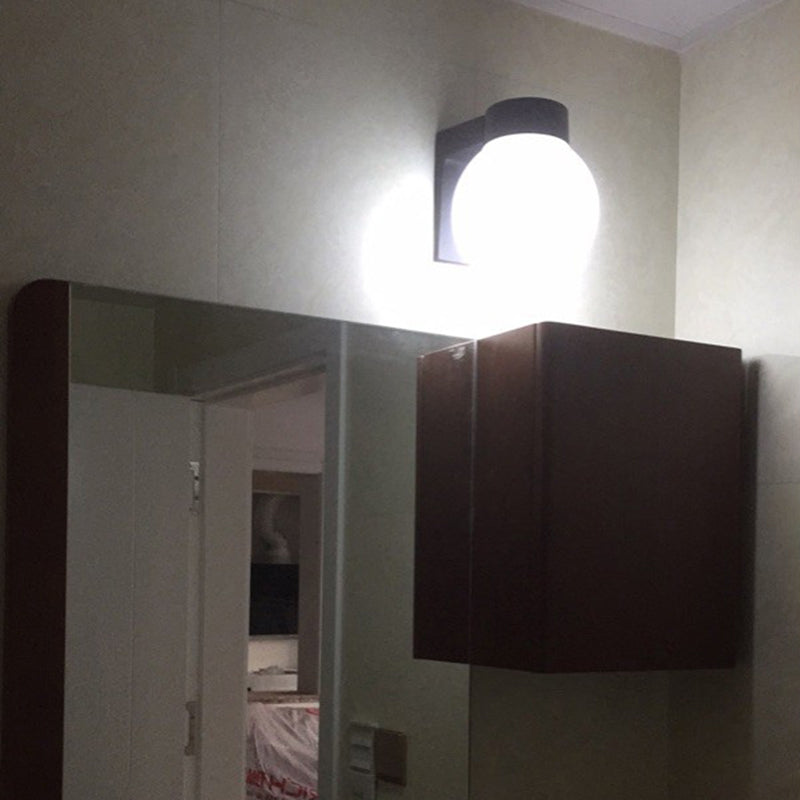 Kugelform Glaswand Licht moderner Stil 1 Leicht Wandmontaged Beleuchtung
