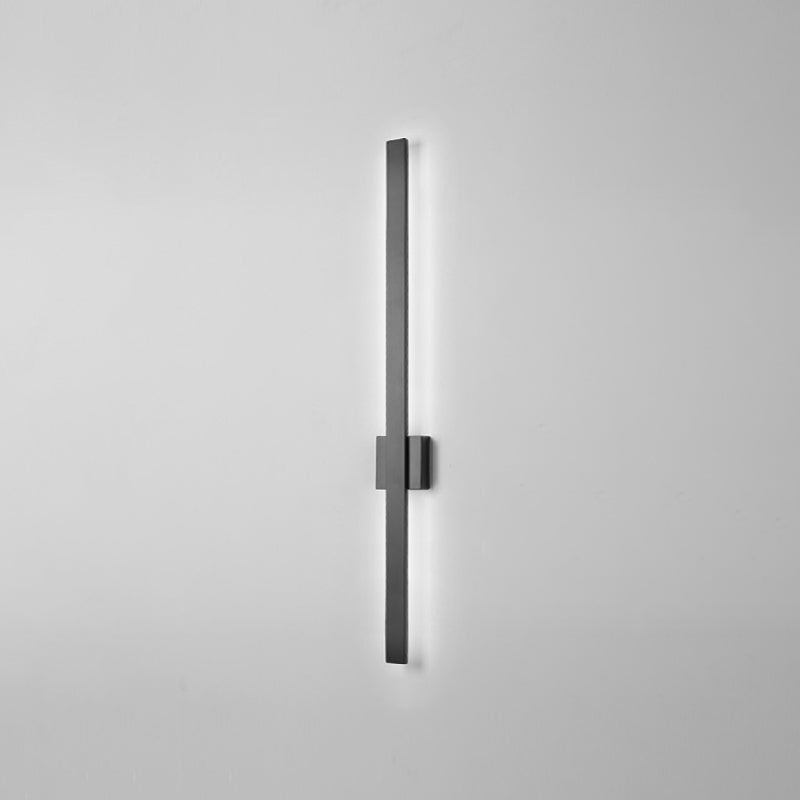 Sombra lineal luz de pared de metal moderno 1 iluminación de pared de pared