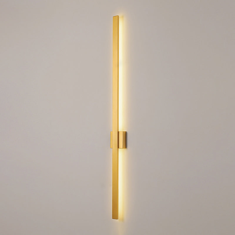 Sombra lineal luz de pared de metal moderno 1 iluminación de pared de pared