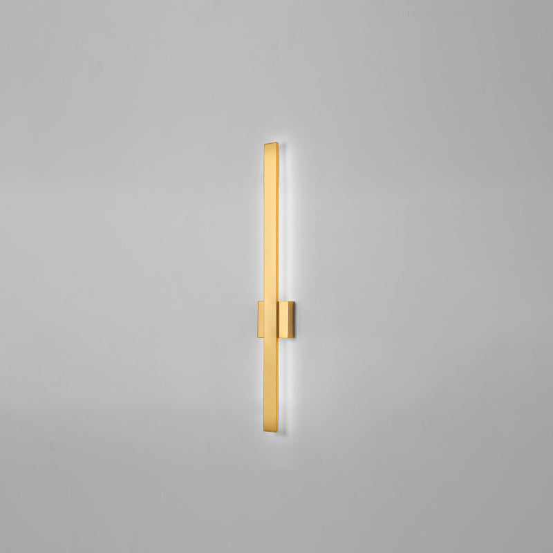 Sombra lineal luz de pared de metal moderno 1 iluminación de pared de pared