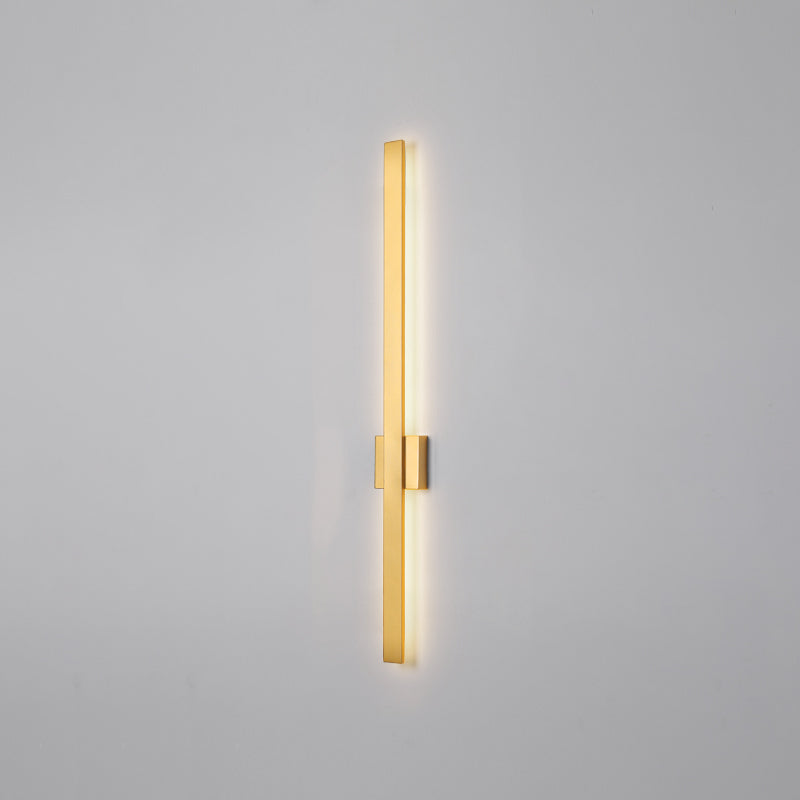 Sombra lineal luz de pared de metal moderno 1 iluminación de pared de pared