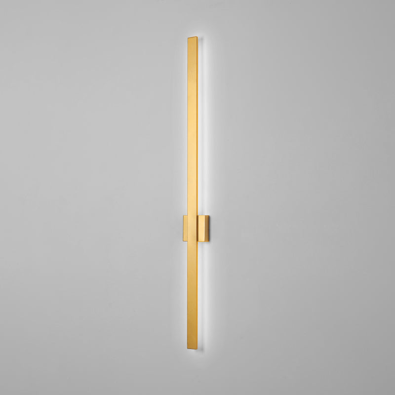 Sombra lineal luz de pared de metal moderno 1 iluminación de pared de pared