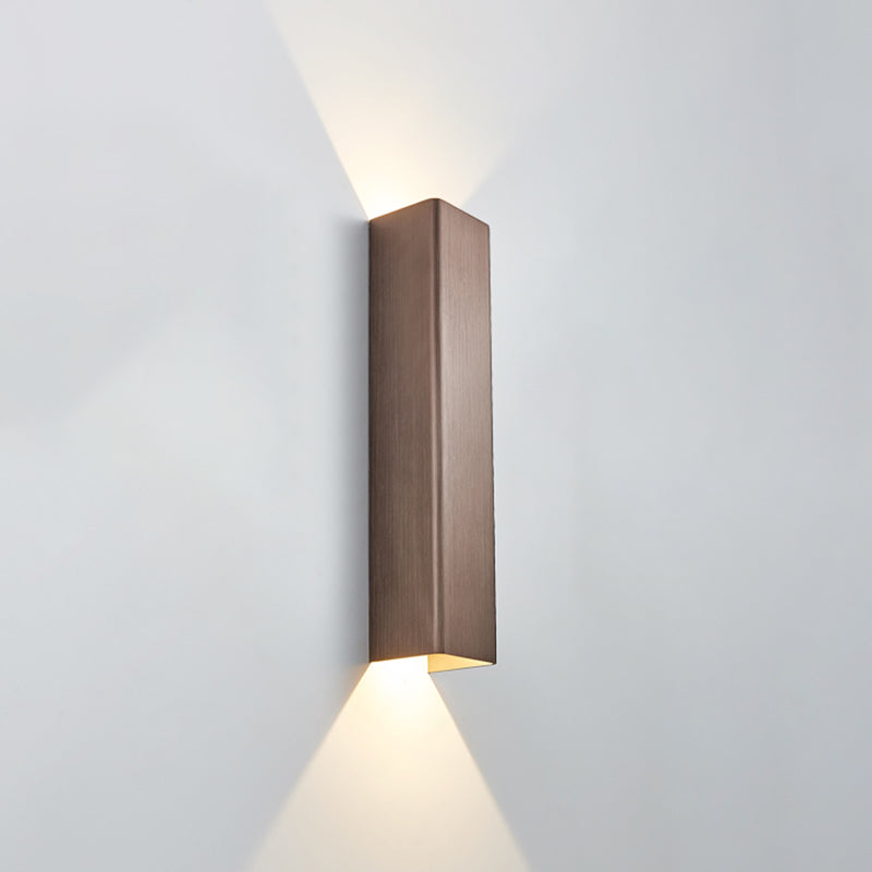 Quadratische Schatten Metallwand Licht moderne 2 Lights Wandmontage Beleuchtung
