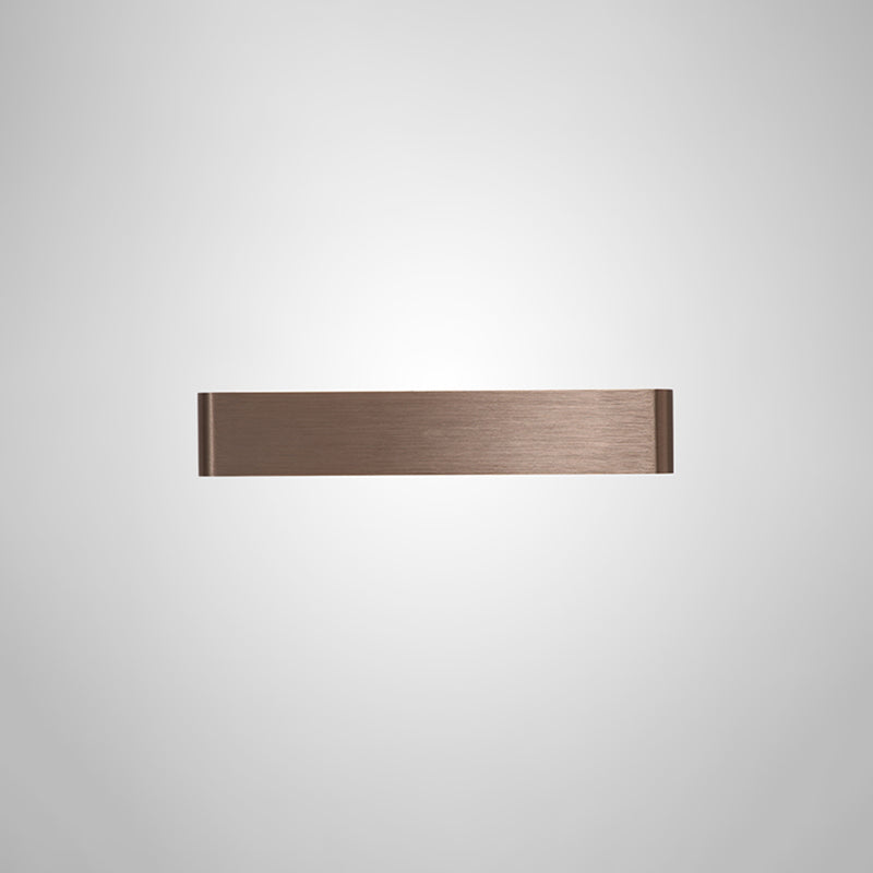 Luz de pared de metal de forma cuadrada estilo moderno 1 lámpara de montaje de pared ligera