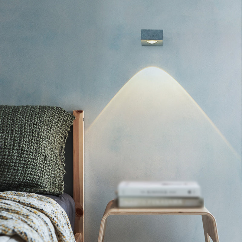 Square Shape Metal Wall Light Modern Style Multi Lights Wall Mount Light Fixture