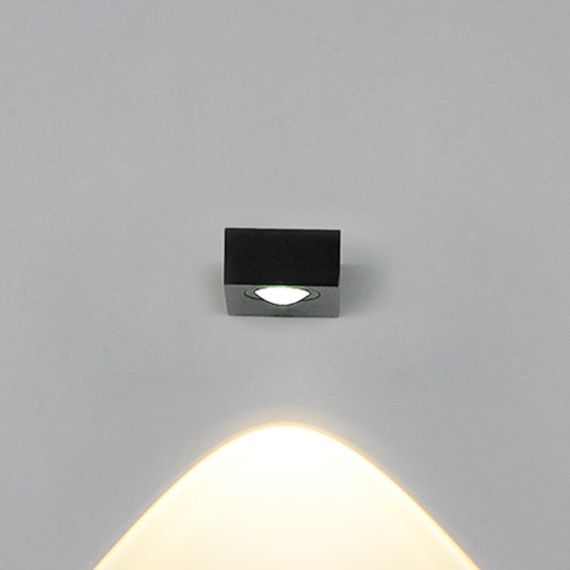 Square Shape Metal Wall Light Modern Style Multi Lights Wall Mount Light Fixture